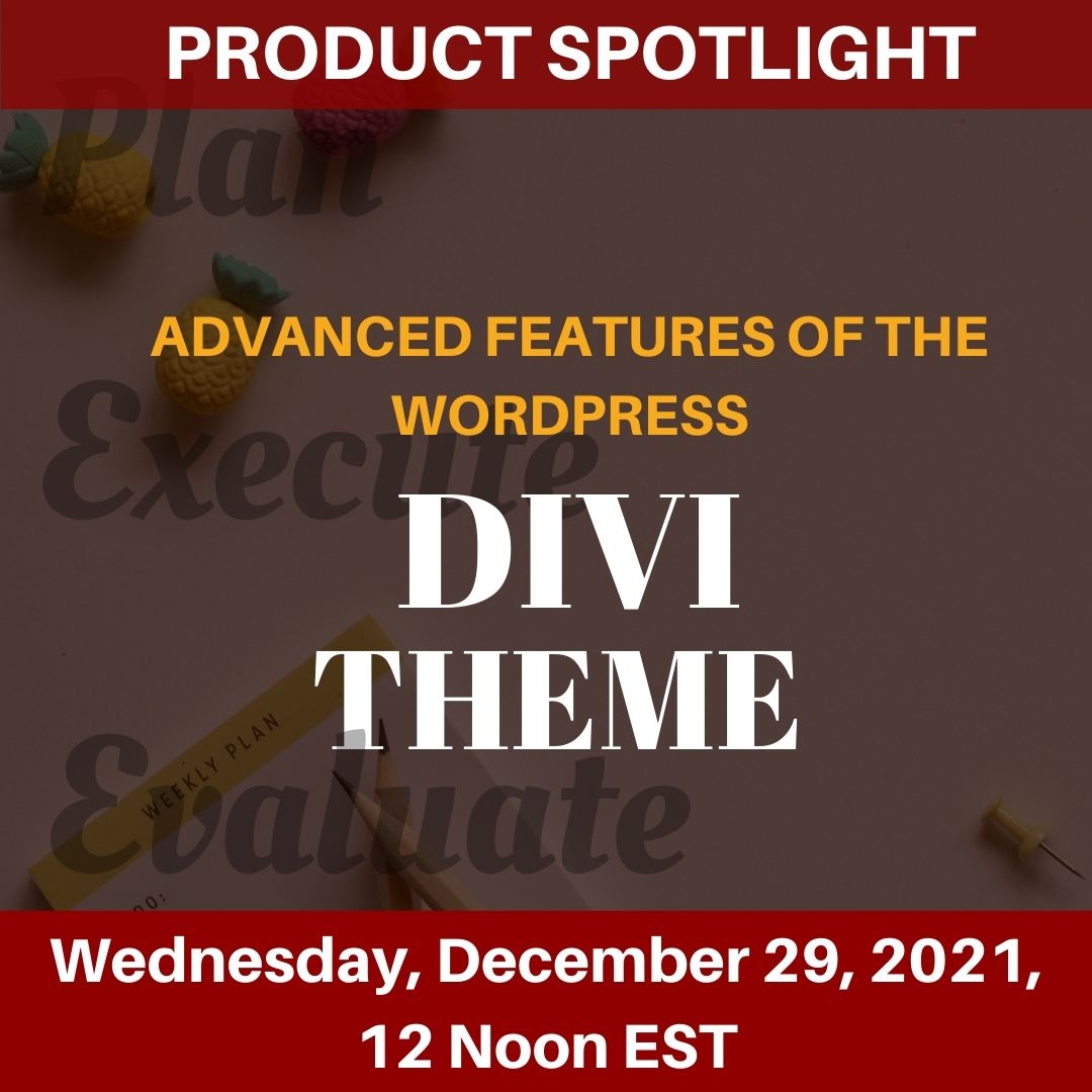 Advanced features of the Divi Theme