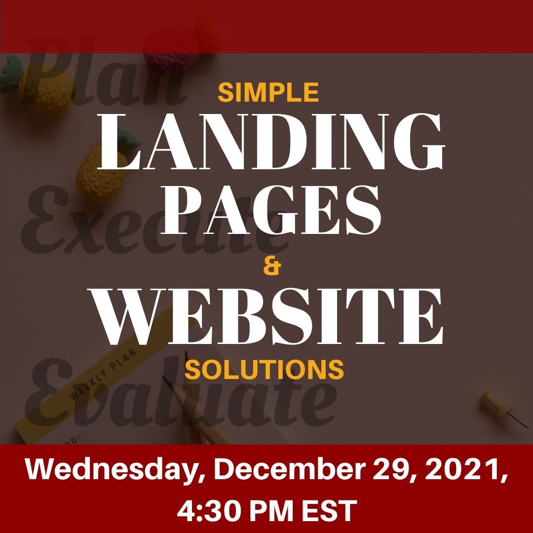 o Simple Landing Pages and Websites Solutions